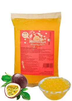 Pandameister Bubble Tea Popping Boba - 600g Passionsfrucht- Aktion: 1 Gratis 600g Packung - Super Ideen Zum Selber Machen Und Partys