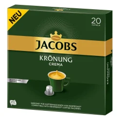 Jacobs Kaffeekapseln Krönung Crema, 20 Nespresso®* Kompatible Kapseln, 1 X 20 Getränke -Essen Verkäufe 2569b71b7f7ef46fb57f38464a4a729f