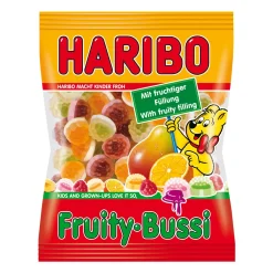 Haribo Fruity Bussi Mit Schaumzucker Und Fruchtfüllung Im Kern 200g -Essen Verkäufe 2573c370eaf2b8862aad8f67f1b6e3ba