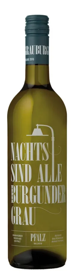 Karl Pfaffmann Nachts Sind Alle Burgunder Grau Grauburgunder QbA Trocken Pfalz | Deutschland | 12,5% Vol | 0,75 L