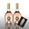 Angelina Jolie + Brad Pitt Miraval Cotes De Provence Rose Wein 2x 0,75L (13% Vol) Jolie-Pitt Miraval Wein - 2er Set - [Enthält Sulfite]