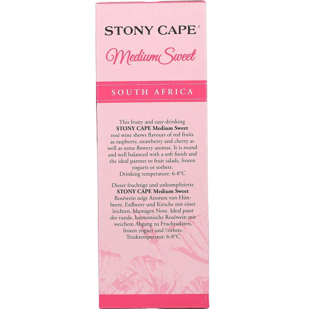 Stony Cape Rosé Medium Sweet 12% 3,0L BIB (SA) 4 Stony Cape Rosé Medium Sweet 12% 3,0L BIB (SA) – Bild 4