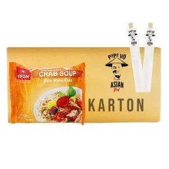 Vifon Bun Rieu Cua Reisnudel Mit Krabbengeschmack 30x80g