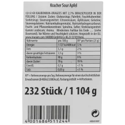 Haribo Maoam Kracher Sour Apfel Mit Prickelnder Brausefüllung 1100g -Essen Verkäufe 297be7624f0acbe0bf47e57063fca466