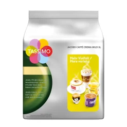 TASSIMO Jacobs Caffè Crema Mild XL 5er Pack T Discs Kaffee Kapseln 5x16 Getränke -Essen Verkäufe 299ea6f719ac0ff84aee7b4c7cad8443