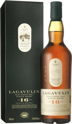 Lagavulin 16 Jahre Islay Single Malt Scotch Whisky In Geschenkpackung | 43 % Vol | 0,7 L