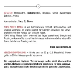 BLADE SERIES Whey Mass Gainer - 6000g White Chocolate 8 BLADE SERIES Whey Mass Gainer - 6000g White Chocolate -Essen Verkäufe 2b25ab1a46848bc9d2ac4eec53ca487e
