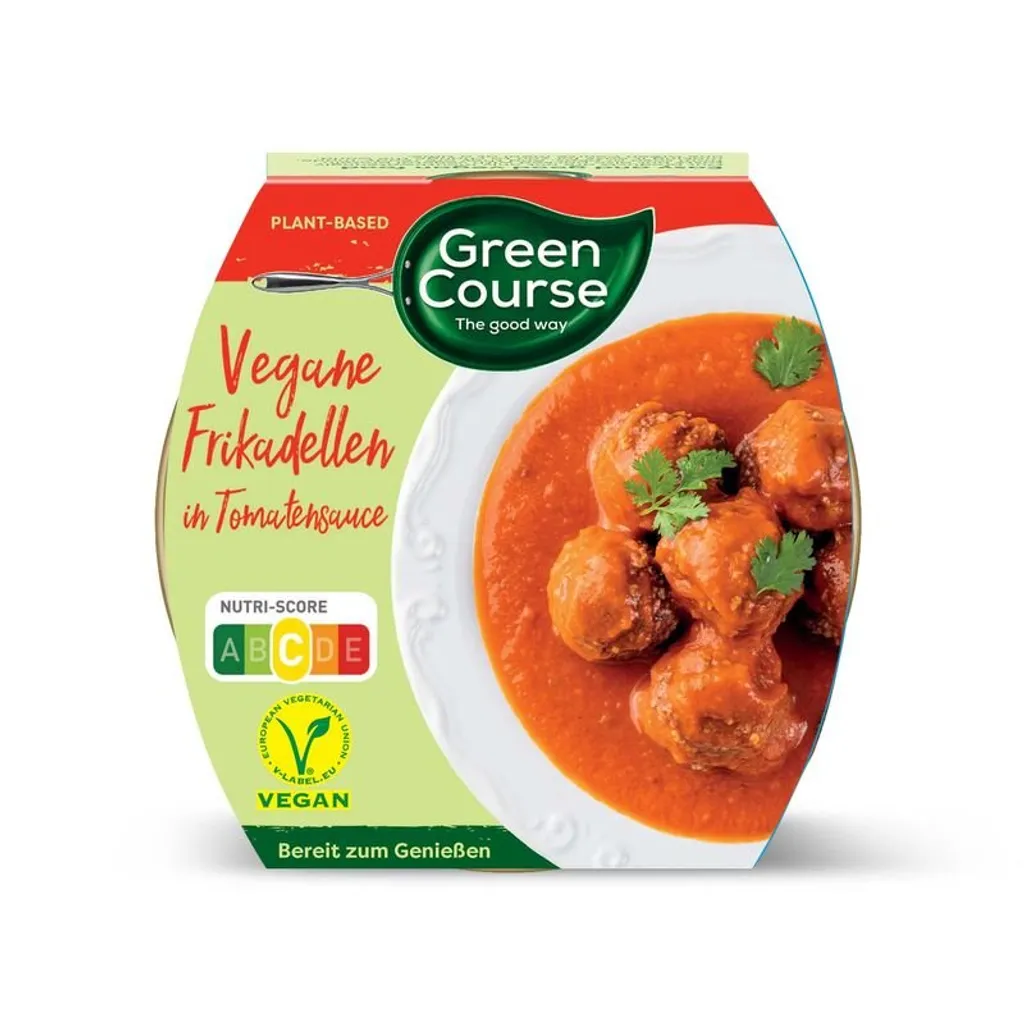 Green Course Vegane Fleischbällchen In Tomatensauce - 300g X 8 - 8er Pack VPE 1 Green Course Vegane Fleischbällchen In Tomatensauce - 300g X 8 - 8er Pack VPE