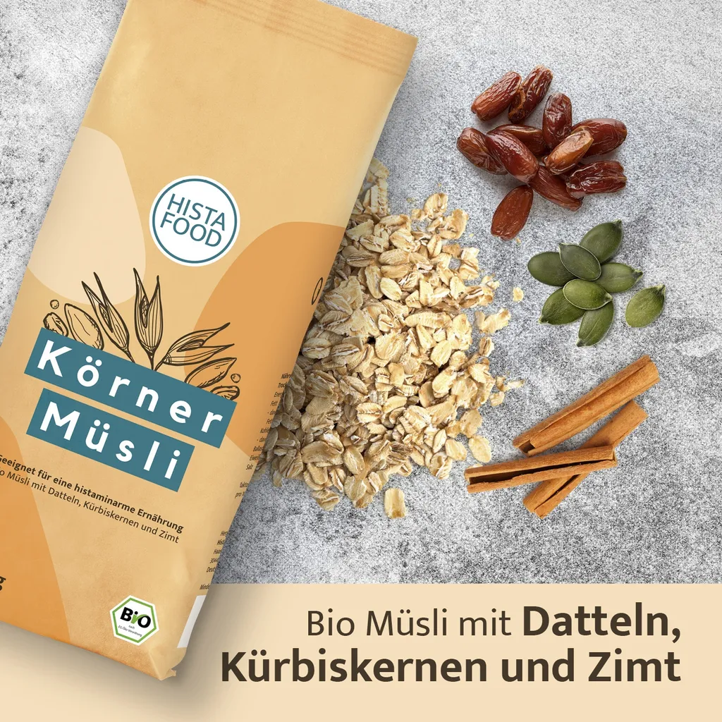 Maxxworld HistaFoodMüsli-Mix Körner Kraft - 3x 425g HistaFit DHDL Höhle Der Löwen Histaminarm Allgerie Intoleranz Hista Vegan Laktosefrei Glutenfrei 3 Maxxworld HistaFoodMüsli-Mix Körner Kraft - 3x 425g HistaFit DHDL Höhle Der Löwen Histaminarm Allgerie Intoleranz Hista Vegan Laktosefrei Glutenfrei – Bild 3