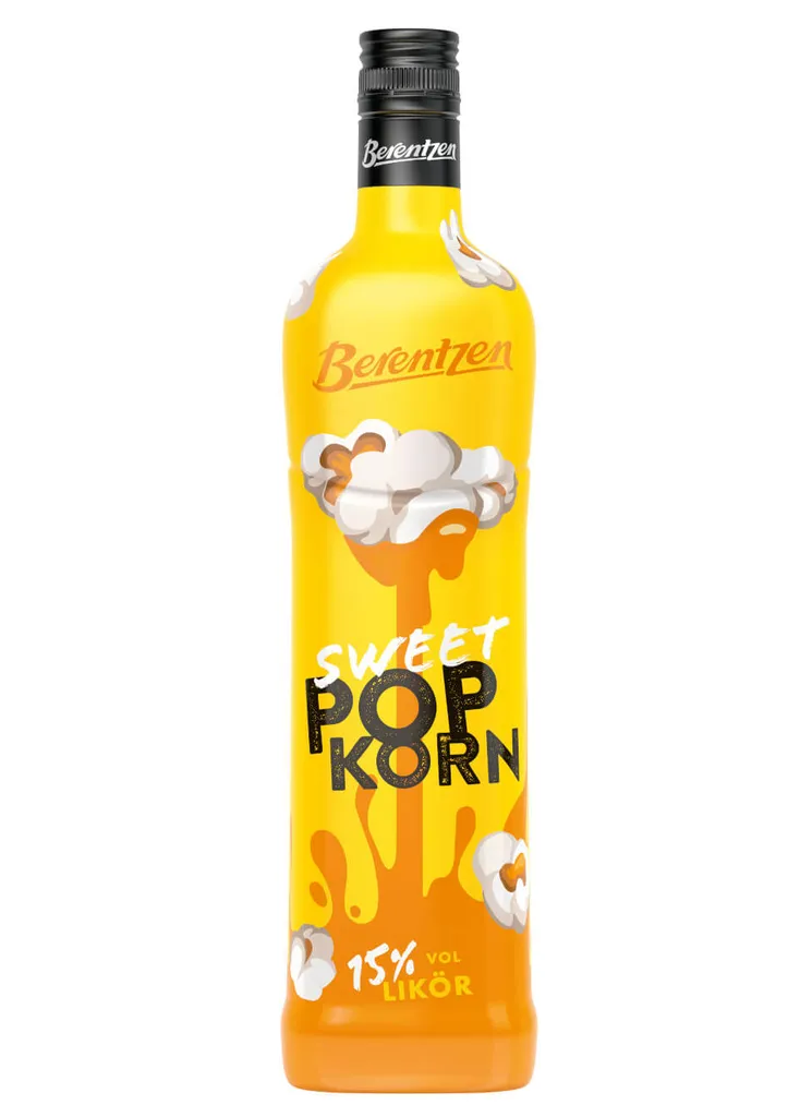 Berentzen Gruppe Berentzen Sweet Popkorn Likör, 0,7l, Alc. 15 Vol.-% 2 Berentzen Gruppe Berentzen Sweet Popkorn Likör, 0,7l, Alc. 15 Vol.-% – Bild 2