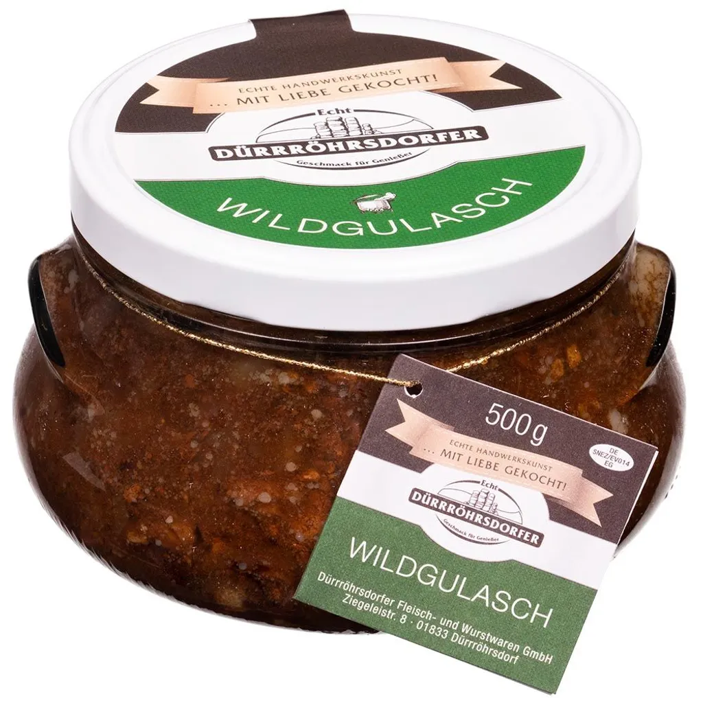 Dürrröhrsdorfer Wildgulasch Im Glas 1 Dürrröhrsdorfer Wildgulasch Im Glas