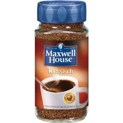 Jacobs Maxwell House Klassisch, Löslicher Kaffee, 200g-Glas -Essen Verkäufe 2f0ea565a2948f4d84598049e37a47bc