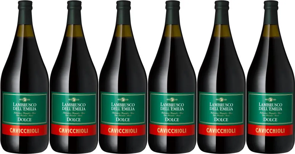 6x Lambrusco Dell Emilia Amabile 1,5 L Magnum – Weingut Cavicchioli, Emilia-Romagna – Weißwein 1 6x Lambrusco Dell Emilia Amabile 1,5 L Magnum – Weingut Cavicchioli, Emilia-Romagna – Weißwein