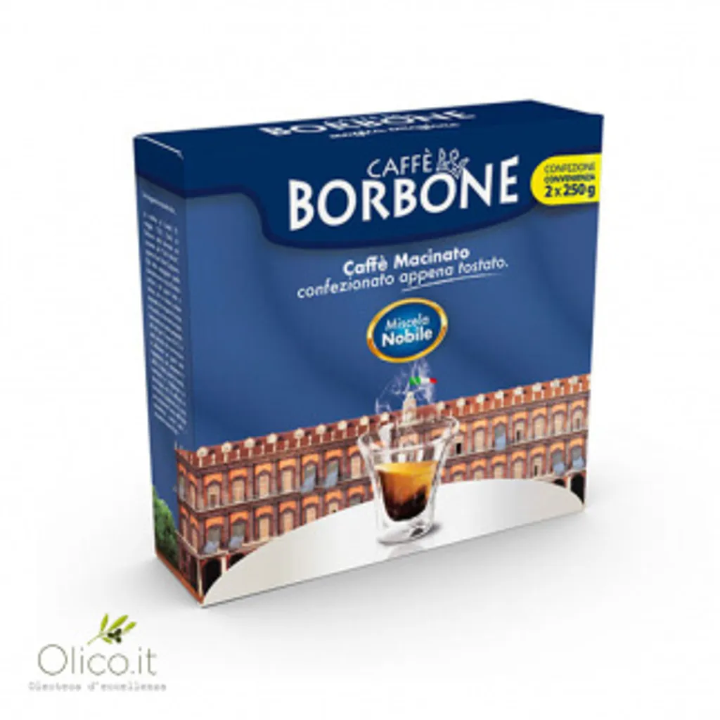 Caffe Borbone S.r.l Gemahlener Kaffee - Miscela Nobile 2x250g | Borbone Caffé 3 Caffe Borbone S.r.l Gemahlener Kaffee - Miscela Nobile 2x250g | Borbone Caffé – Bild 3