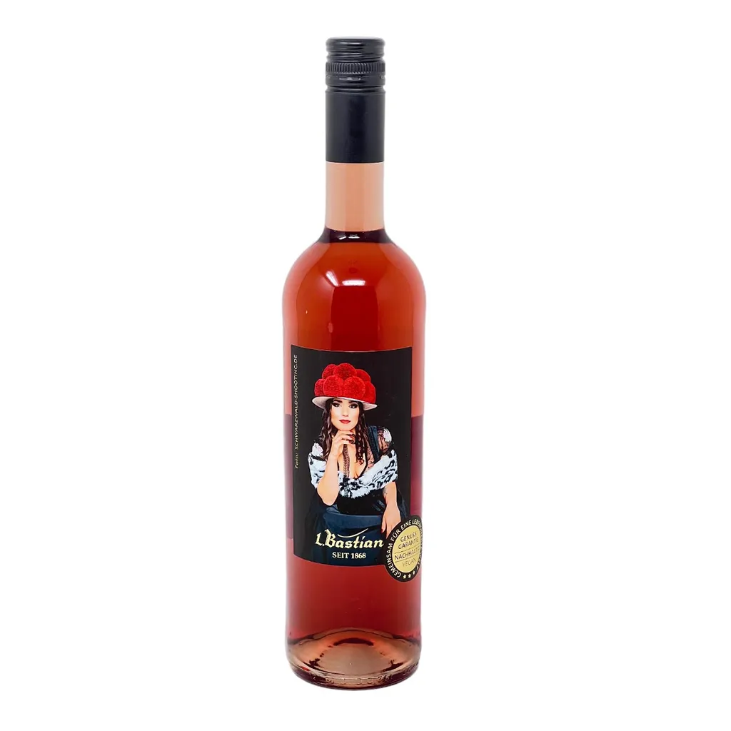 Weingut L. Bastian Edition Schwarzwaldmarie - 2021 Rosé Feinherb 0,75 Liter - Alkoholgehalt: 10,5 %vol 2 Weingut L. Bastian Edition Schwarzwaldmarie - 2021 Rosé Feinherb 0,75 Liter - Alkoholgehalt: 10,5 %vol – Bild 2