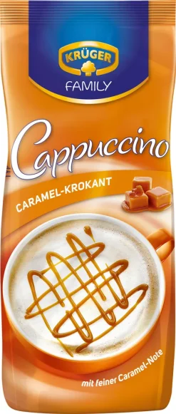 Krüger Family Cappuccino Caramel-Krokant | 500-g-Beutel