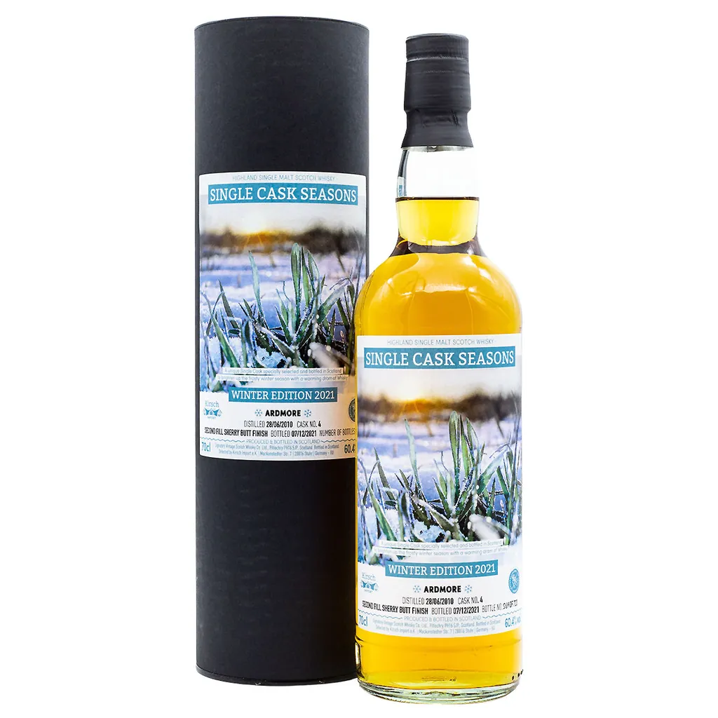 Signatory Vintage Single Cask Seasons Winter 2021 Ardmore 2010/2021 Cask 4 Single Malt Scotch Whisky 0,7l 2 Signatory Vintage Single Cask Seasons Winter 2021 Ardmore 2010/2021 Cask 4 Single Malt Scotch Whisky 0,7l – Bild 2