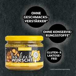 Maxxworld Iss Doch Wurscht Currywurst Snack Kürbis-Mango 6er 6x 250g Wurst Ist Rostbrat -Essen Verkäufe 32b5c93372647ce991ff7a642d7dc76d