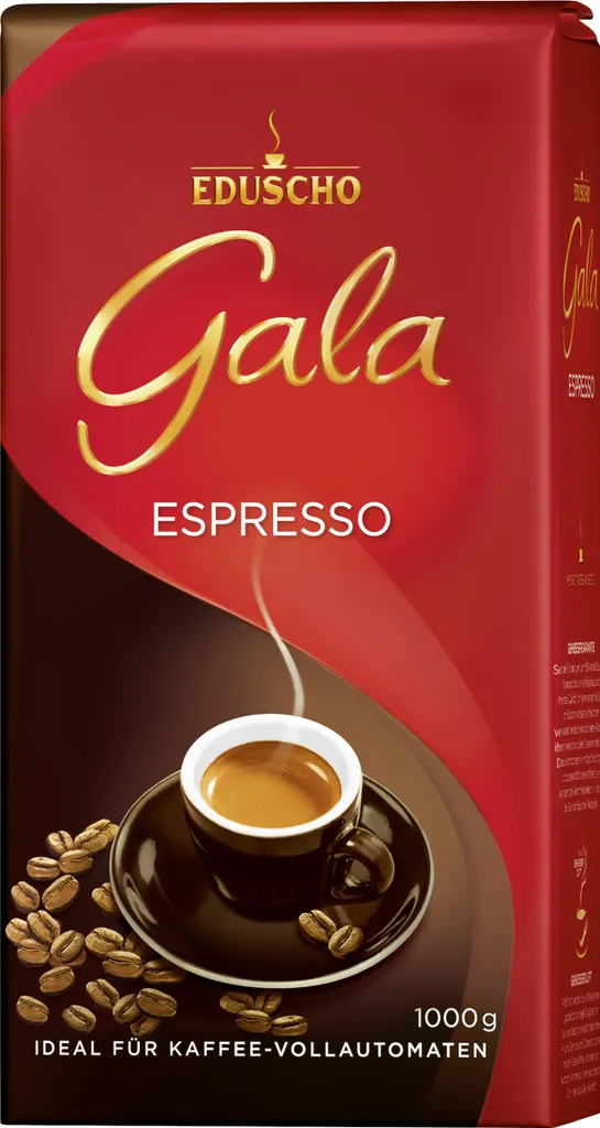 Tschibo Eduscho Gala Espresso Kaffeebohnen 1kg 2 Tschibo Eduscho Gala Espresso Kaffeebohnen 1kg – Bild 2