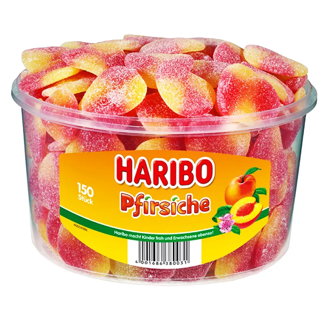 Haribo Pfirsiche Gezuckete Fruchtgummi Mit Pfirsichgeschmack 1350g 1 Haribo Pfirsiche Gezuckete Fruchtgummi Mit Pfirsichgeschmack 1350g