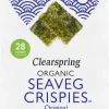 Natürliche Algenchips Seaveg Crispies Glutenfrei4 G Clearspring