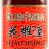 Golden Pagoda Shao Hsing (Xing) 600ml | Cooking Wine | Alkoholhaltiges Reisgetränk Alc.14% Vol. Genannt "Reiswein" | Kochwein