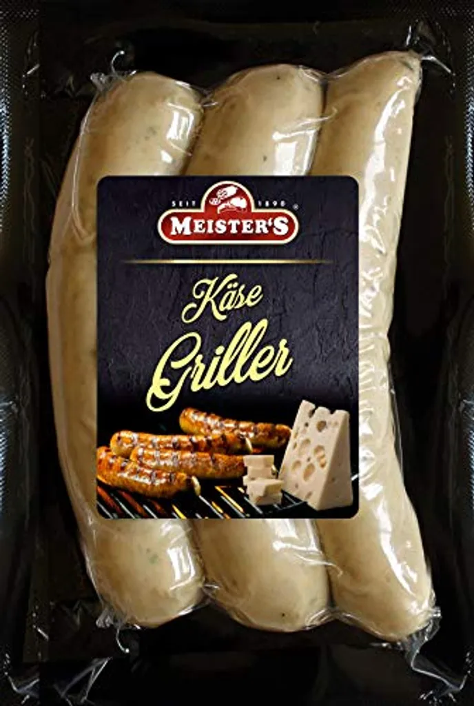 Meisters Wurst- Und Fleischwaren Bautzen BBQ Käsegriller Mit Spinat | Gourmet Bratwurst Mit Käse Emmentaler | Bautzner Wurst Zum Grillen Und Braten | 300g 1 Meisters Wurst- Und Fleischwaren Bautzen BBQ Käsegriller Mit Spinat | Gourmet Bratwurst Mit Käse Emmentaler | Bautzner Wurst Zum Grillen Und Braten | 300g