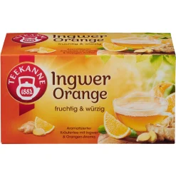 Teekanne Ingwer Orange Kräutertee Fruchtig Würzig Im Geschmack 32g -Essen Verkäufe 35dfde908f5d87fe92ea8f355c2d8a52