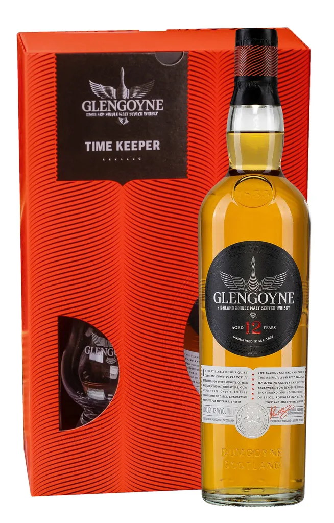 Glengoyne 12 Jahre | 0,7 L. Flasche Im Geschenk-Set Mit Glas 1 Glengoyne 12 Jahre | 0,7 L. Flasche Im Geschenk-Set Mit Glas