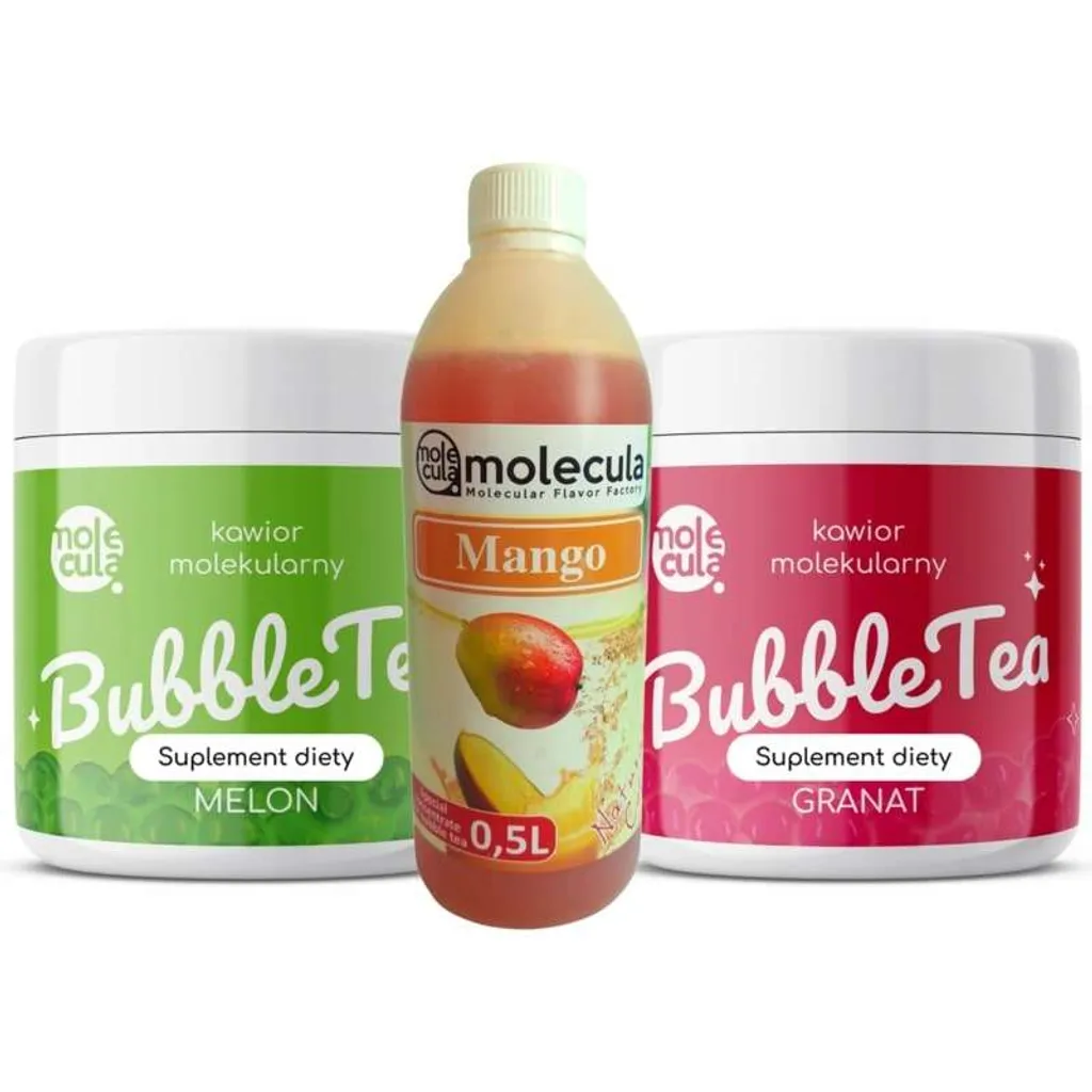 Molecula Bubble Tea Party Set + 2x Molekularer Kaviar + Sirup Echte Fruchtsäfte - Weniger Zucker - 100% Vegan Und Glutenfrei 1 Molecula Bubble Tea Party Set + 2x Molekularer Kaviar + Sirup Echte Fruchtsäfte - Weniger Zucker - 100% Vegan Und Glutenfrei