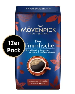 Kaffee-Sparpaket DER HIMMLISCHE Von Mövenpick, 12x500g Gemahlen