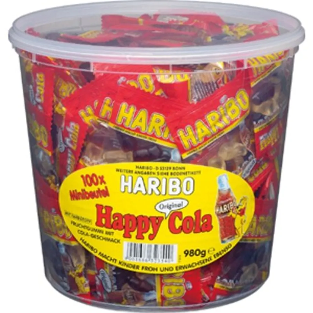 Haribo Happy Cola Ohne Künstliche Farbstoffe 100 Minibeutel á 10g = 1000g 8 Haribo Happy Cola Ohne Künstliche Farbstoffe 100 Minibeutel á 10g = 1000g – Bild 8