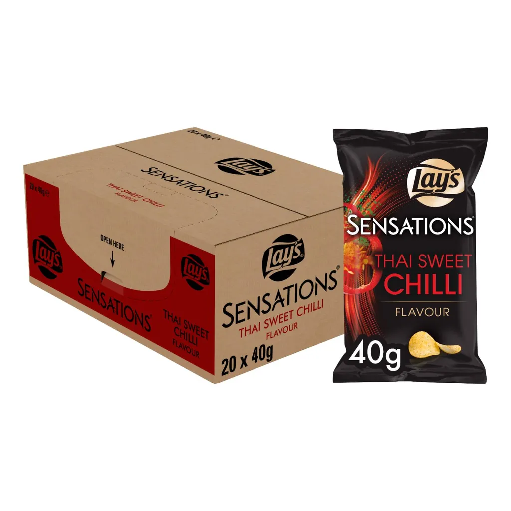 PEPSICO Lay's Sensations Süße Chili-Chips 20 Beutel X 40 Gramm 1 PEPSICO Lay's Sensations Süße Chili-Chips 20 Beutel X 40 Gramm