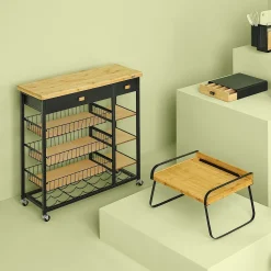 5five Simply Smart Aufbewahrungsbox Kaffe Kapsel Modern Metall Bambus Schwarz/braun 7,5cm X 33cm X 31cm -Essen Verkäufe 39d9ba609b25b85b93844e620b4595b4