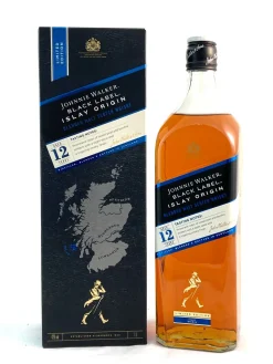 Johnnie Walker Black Label 12 Jahre Islay Origin Blended Malt Scotch Whisky, 1,0l, Alc. 42 Vol.-%
