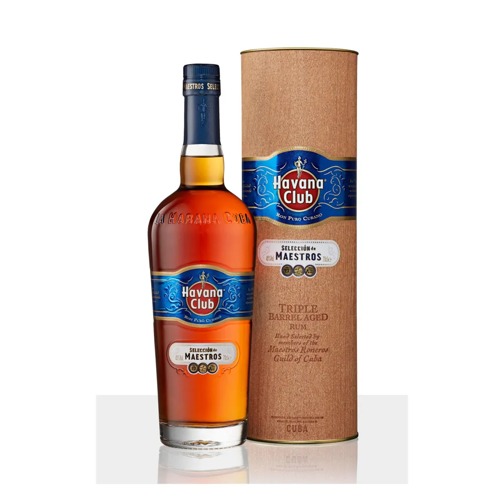 Havana Club Selección De Maestros Triple Barrel Aged Rum In Geschenkpackung Kuba | 45 % Vol | 0,7 L 1 Havana Club Selección De Maestros Triple Barrel Aged Rum In Geschenkpackung Kuba | 45 % Vol | 0,7 L