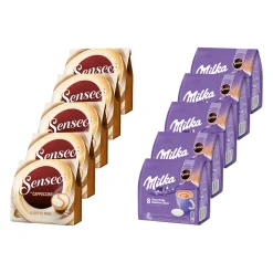 SENSEO Pads Typ Cappuccino & Milka Schoko - 80 Getränke UTZ-