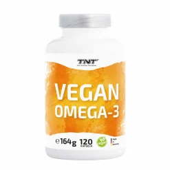 TNT Vegan Omega-3 Fettsäuren Aus Algenöl 120 Kapseln Ohne Geschmack