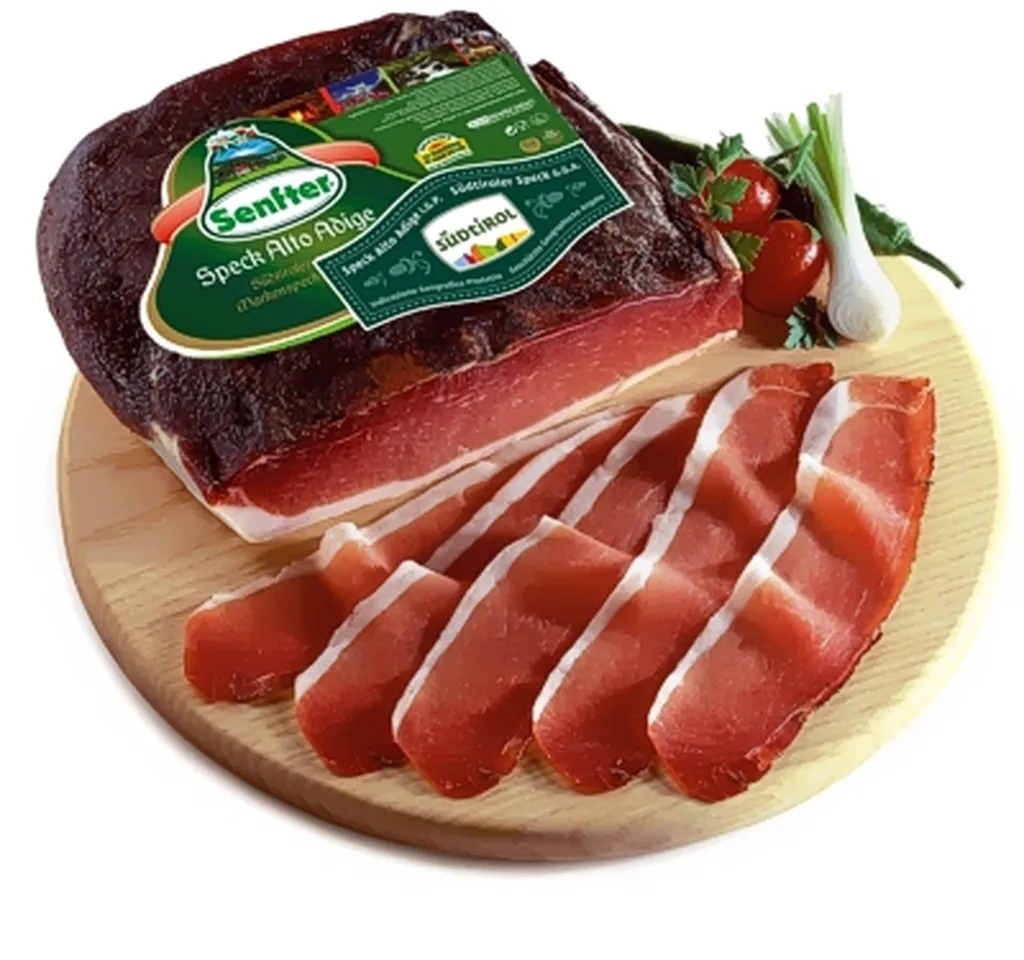 Senfter Metzgerei Südtiroler Speck G.G.A. 1/4 Ca. 1,1 Kg. - Senfter 1 Senfter Metzgerei Südtiroler Speck G.G.A. 1/4 Ca. 1,1 Kg. - Senfter