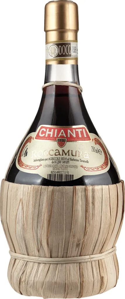 Agricole Selvi Selvi Roccamura Chianti Fiasco DOCG In Der Korbflasche 2020 (0,75l) Trocken 1 Agricole Selvi Selvi Roccamura Chianti Fiasco DOCG In Der Korbflasche 2020 (0,75l) Trocken