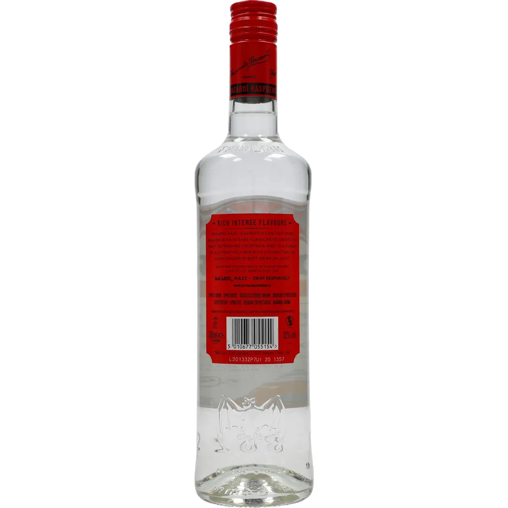 BACARDÍ Bacardi Razz 0,7l, Alc. 32 Vol.-% 3 BACARDÍ Bacardi Razz 0,7l, Alc. 32 Vol.-% – Bild 3