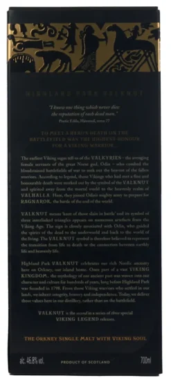 Highland Park Valknut Single Malt Scotch Whisky Limited Edition | 48,8 % Vol | 0,7 L -Essen Verkäufe 3dbf0d5e80c71316d5ea6094c3923dc8