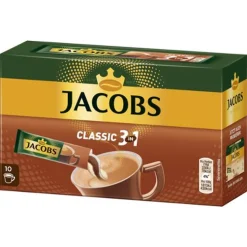Jacobs Classic 3in1 Sticks | Löslicher Kaffee | 10 Portionen -Essen Verkäufe 3e19ec6fbef55e6e1478c98819d68e51