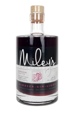 Mileys Himbeer Wild Berry Himbeer-Gin-Likör 0,5l (20% Vol)- [Enthält Sulfite]