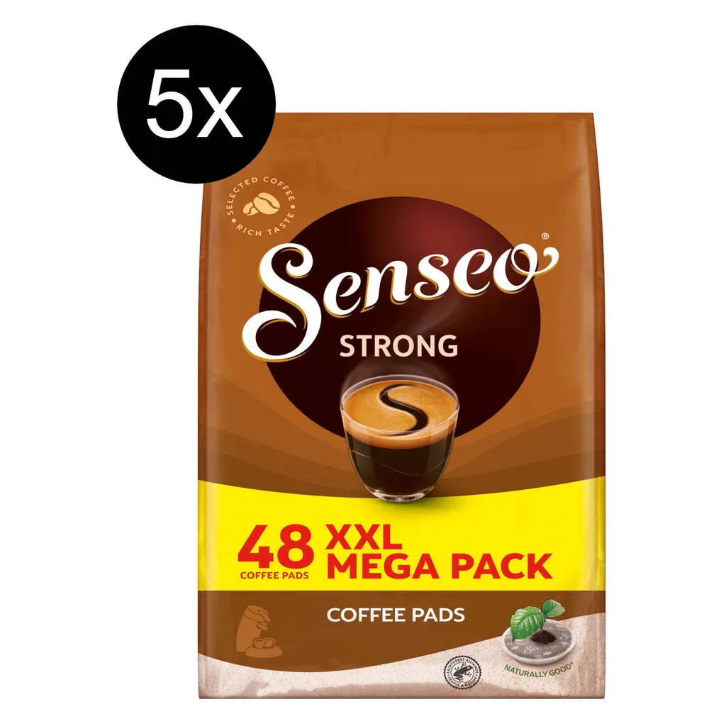 SENSEO Pads Strong Senseopads 240 Getränke Kaffeepads XXL Pack 1 SENSEO Pads Strong Senseopads 240 Getränke Kaffeepads XXL Pack