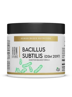Peak Performance Products S.A. HBN - Bacillus Subtilis (DSM 21097) - 60 Kapseln I Probiotika I Darmflora I Blähbauch I Verdauungsprobleme I Verdauung I Gerstengras I Vegan