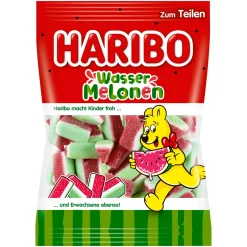 Haribo Melonen Trikolor 3cm Großen Fruchtgummihappen Dreifarbig 175g