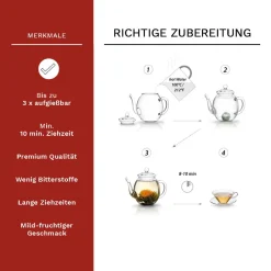 Creano 3er-Set ErblühTee 6er Sets, Grüntee, Weißtee Und Teemix 15 Creano 3er-Set ErblühTee 6er Sets, Grüntee, Weißtee Und Teemix -Essen Verkäufe 4089be3649dc74b039b913b395c8b6b4