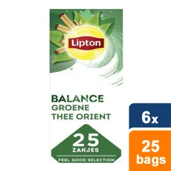Unilever Lipton - Feel Good Selection Grüner Tee Orient - 6x 25 Teebeutel