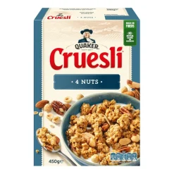 Quaker® Quaker Cruesli 4 Nüsse 3 Packungen X 450 Gramm